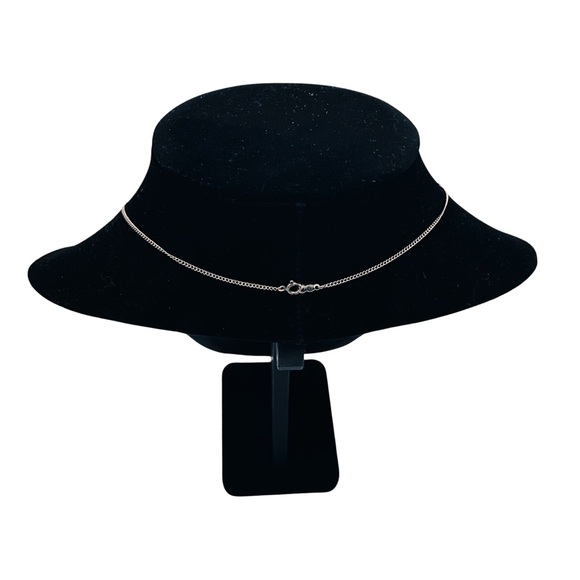 Sterling Silver Open Heart Pendant Necklace - 18” - Picture 6 of 6